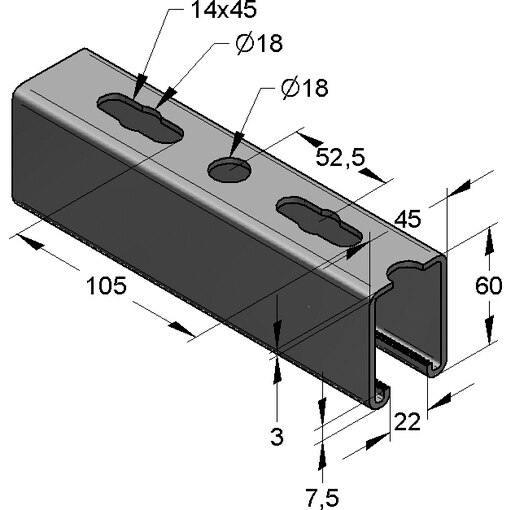 Stex-Schnellmontagesystem, Stex Schnellmontagesystem, Stex-Schnellmontage-System, Stex Schnellmontage-System, Toppro Profilschiene SX 45, Profilschienen